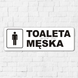 Tabliczka Toaleta Męska -...
